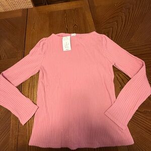 WOMENS A New Day Ribbed Long Sleeve Tee Shirt. NWT. Size Medium.